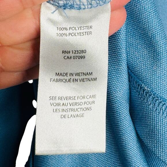 Travis Mathew Golf Polo Short Sleeve Blue Size XL - Picture 5 of 10